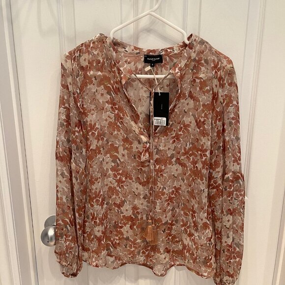 NAF NAF Flowy Blouse Size Small - Picture 1 of 3